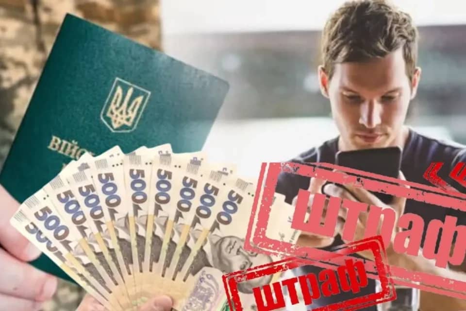 Штрафы за не обновление данных в ТЦК – ст. 210 КУоАП