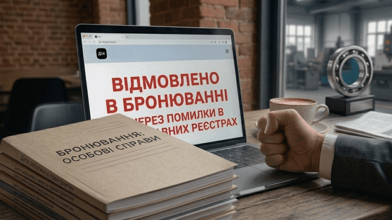 Бронювання у «Дії» 2026: як виправити відмову через помилки в реєстрах